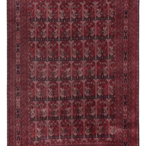 Afghansk teppe - Royal - 294 x 199 cm - mørk rød