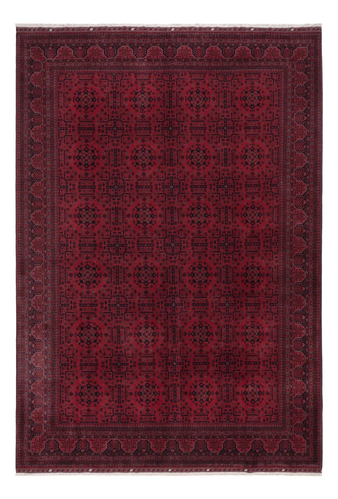 Afghansk teppe - Royal - 294 x 206 cm - mørk rød