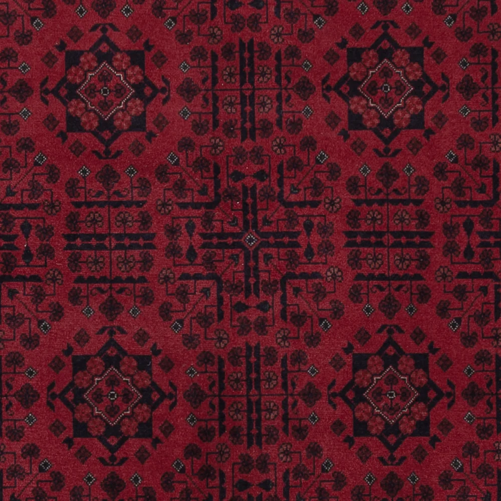 Afghansk teppe - Royal - 294 x 206 cm - mørk rød