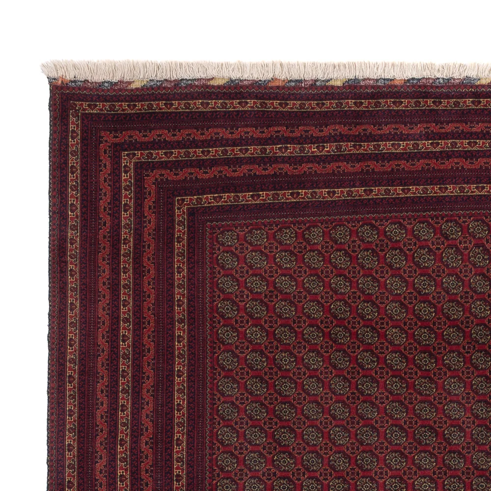 Afghansk teppe - Royal - 295 x 206 cm - mørk rød