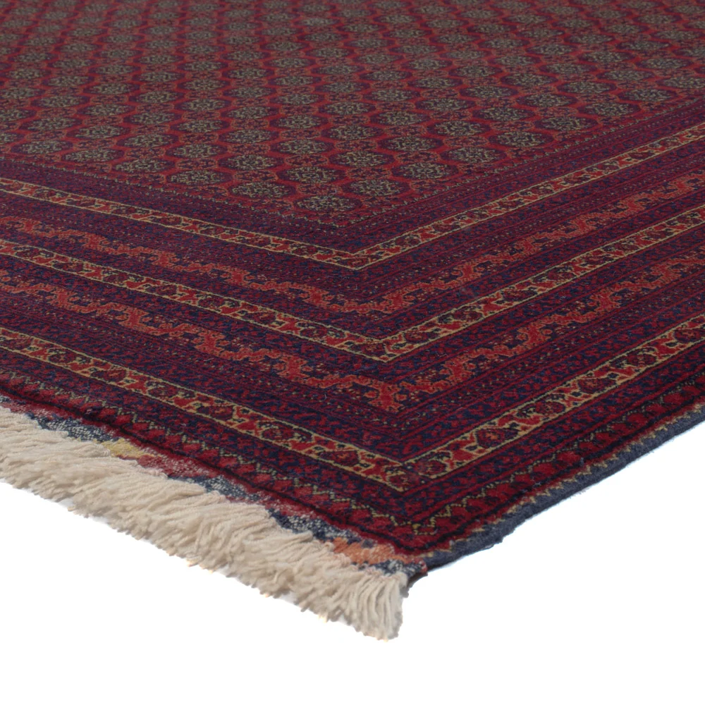 Afghansk teppe - Royal - 295 x 206 cm - mørk rød