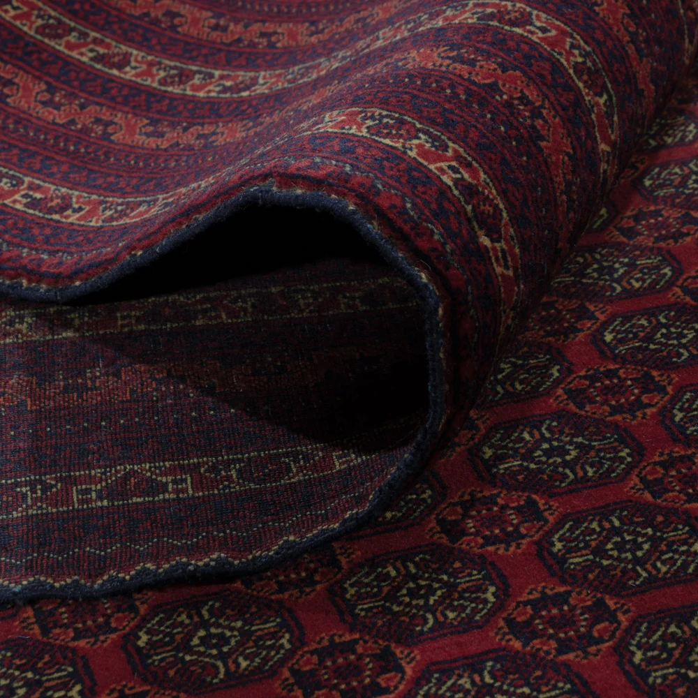 Afghansk teppe - Royal - 295 x 206 cm - mørk rød
