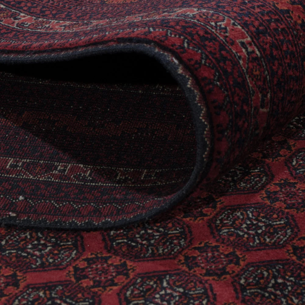 Afghansk teppe - Royal - 297 x 198 cm - mørk rød