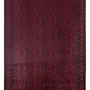 Afghansk teppe - Royal - 298 x 195 cm - mørk rød