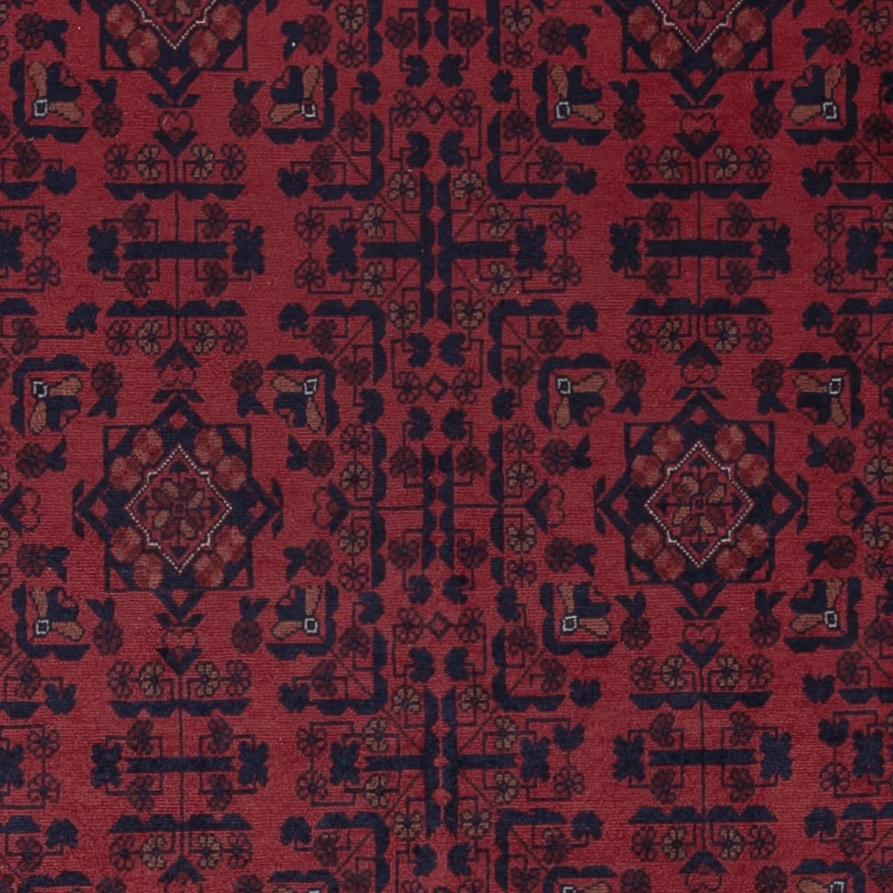 Afghansk teppe - Royal - 298 x 195 cm - mørk rød