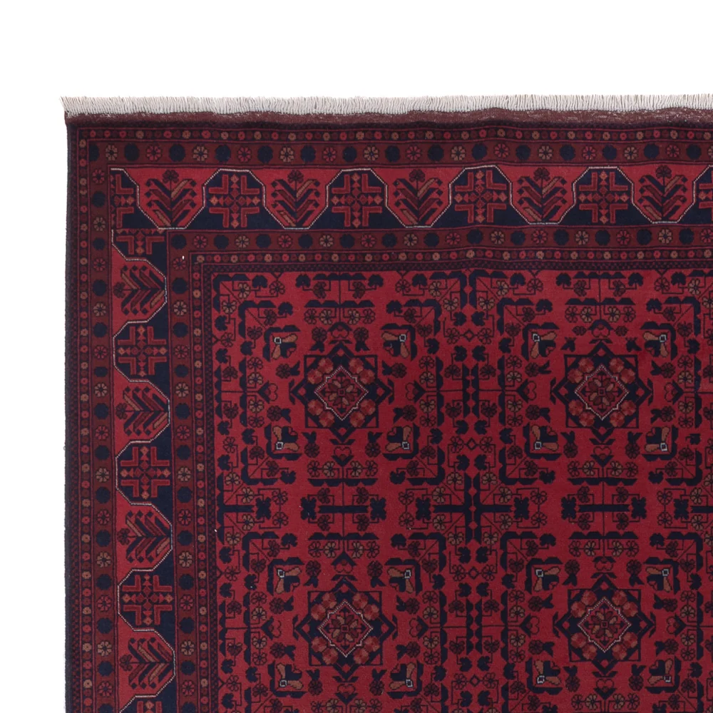 Afghansk teppe - Royal - 298 x 195 cm - mørk rød