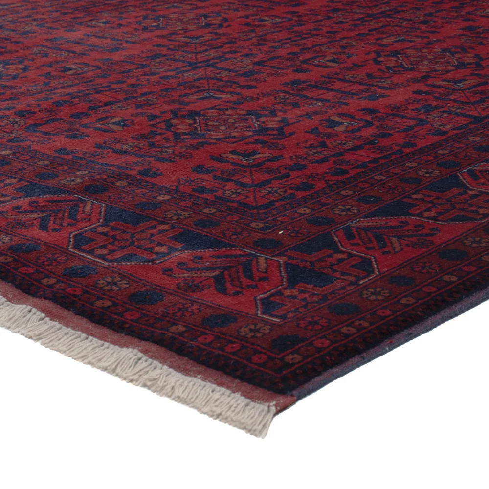 Afghansk teppe - Royal - 298 x 195 cm - mørk rød