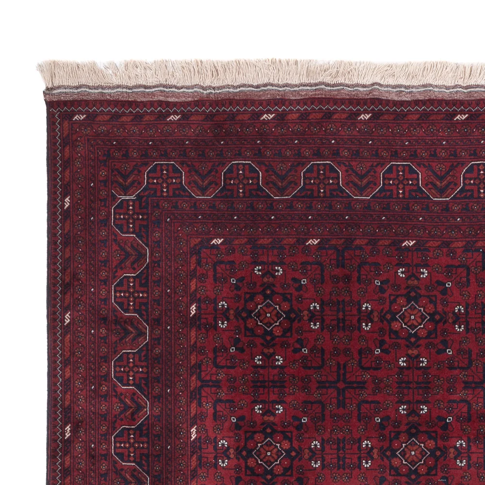 Afghansk teppe - Royal - 298 x 199 cm - mørk rød