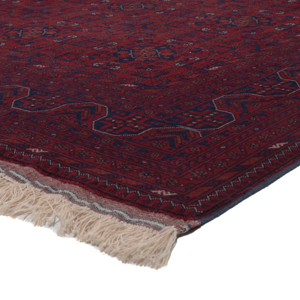 Afghansk teppe - Royal - 298 x 199 cm - mørk rød