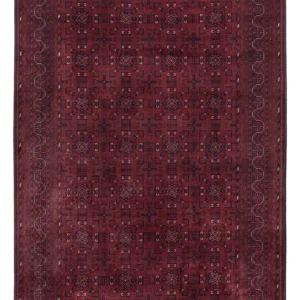 Afghansk teppe - Royal - 298 x 199 cm - mørk rød