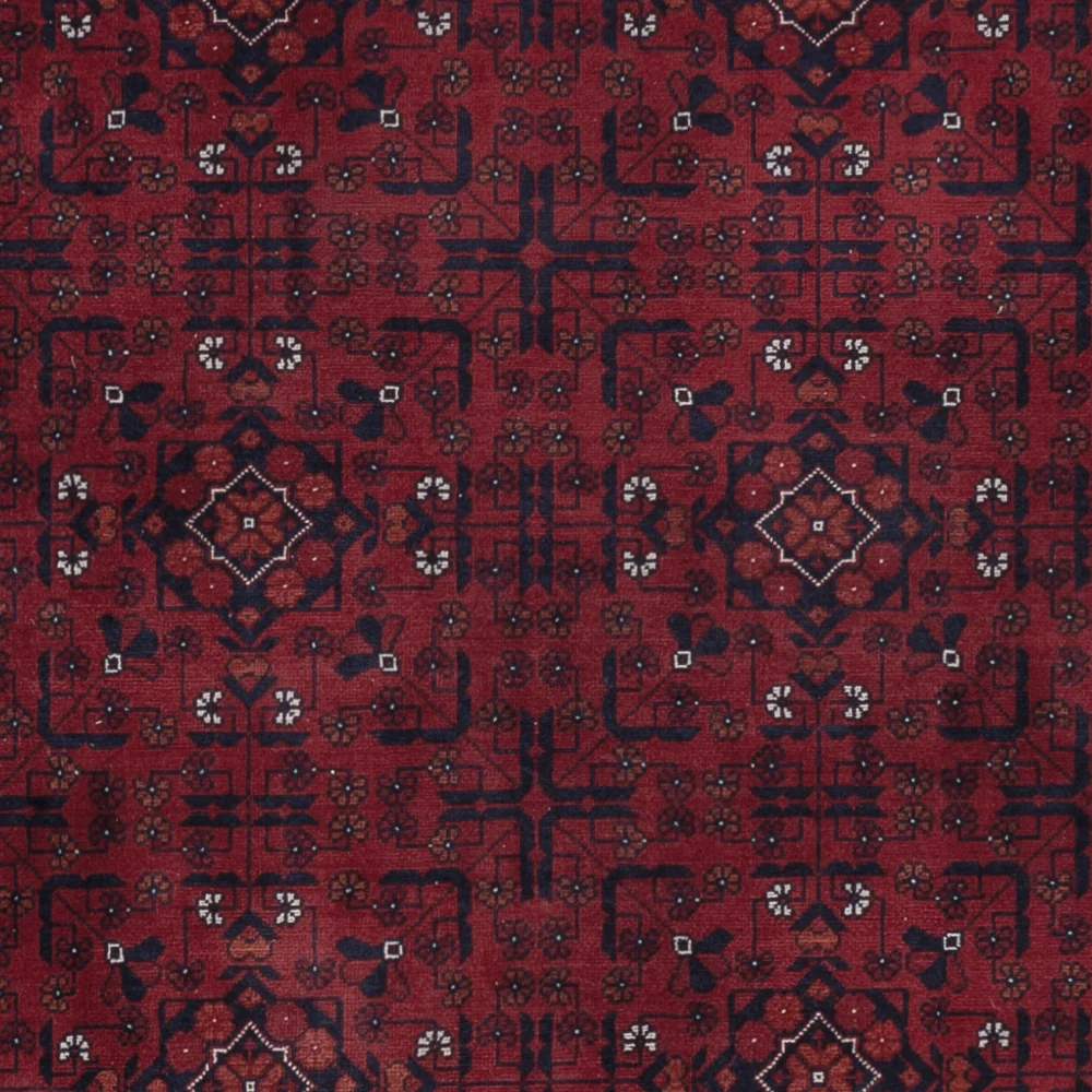 Afghansk teppe - Royal - 298 x 199 cm - mørk rød