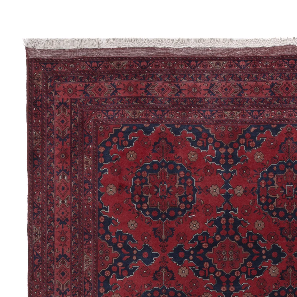 Afghansk teppe - Royal - 298 x 204 cm - mørk rød