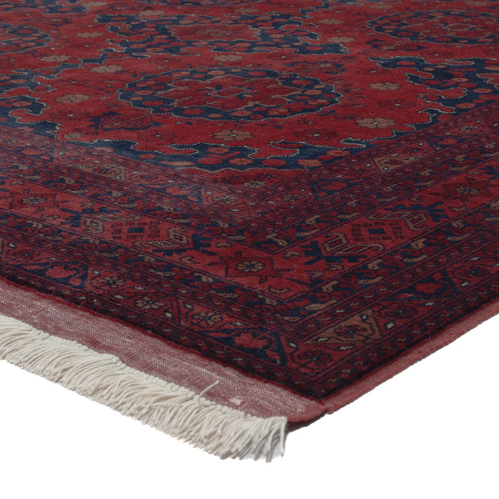 Afghansk teppe - Royal - 298 x 204 cm - mørk rød