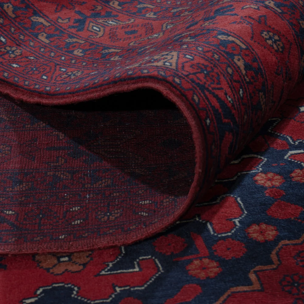 Afghansk teppe - Royal - 298 x 204 cm - mørk rød
