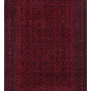 Afghansk teppe - Royal - 298 x 206 cm - mørk rød