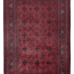 Afghansk teppe - Royal - 299 x 198 cm - mørk rød