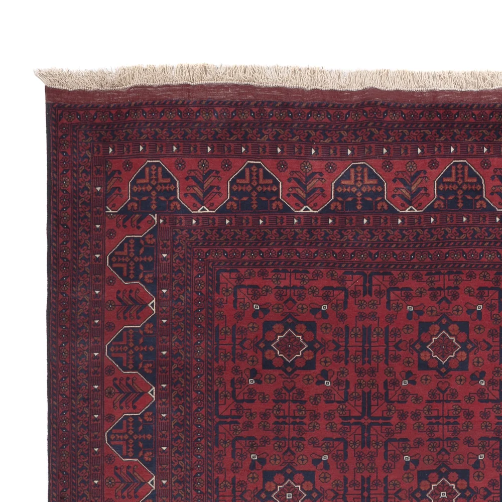 Afghansk teppe - Royal - 299 x 199 cm - mørk rød