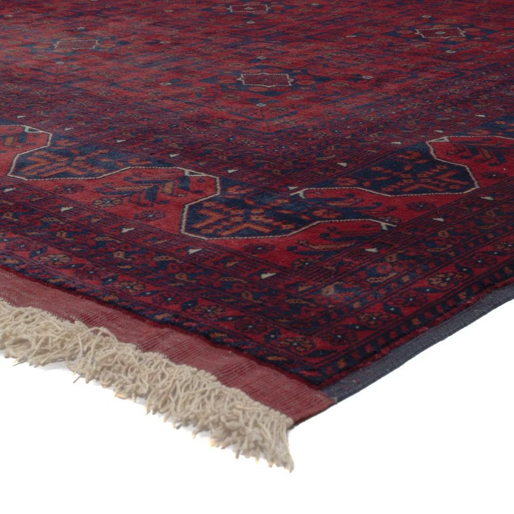 Afghansk teppe - Royal - 299 x 199 cm - mørk rød