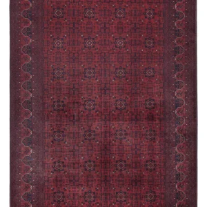 Afghansk teppe - Royal - 299 x 199 cm - mørk rød