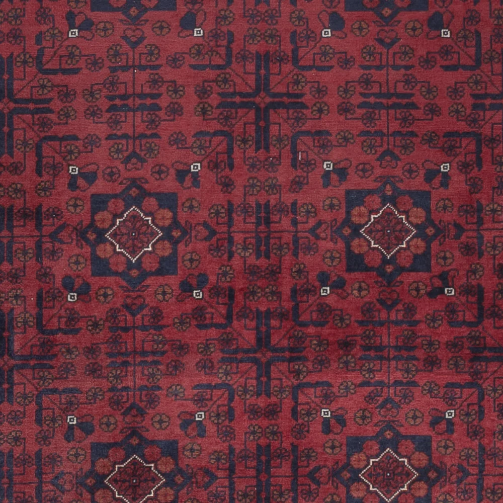 Afghansk teppe - Royal - 299 x 199 cm - mørk rød