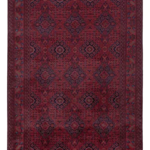 Afghansk teppe - Royal - 300 x 202 cm - mørk rød