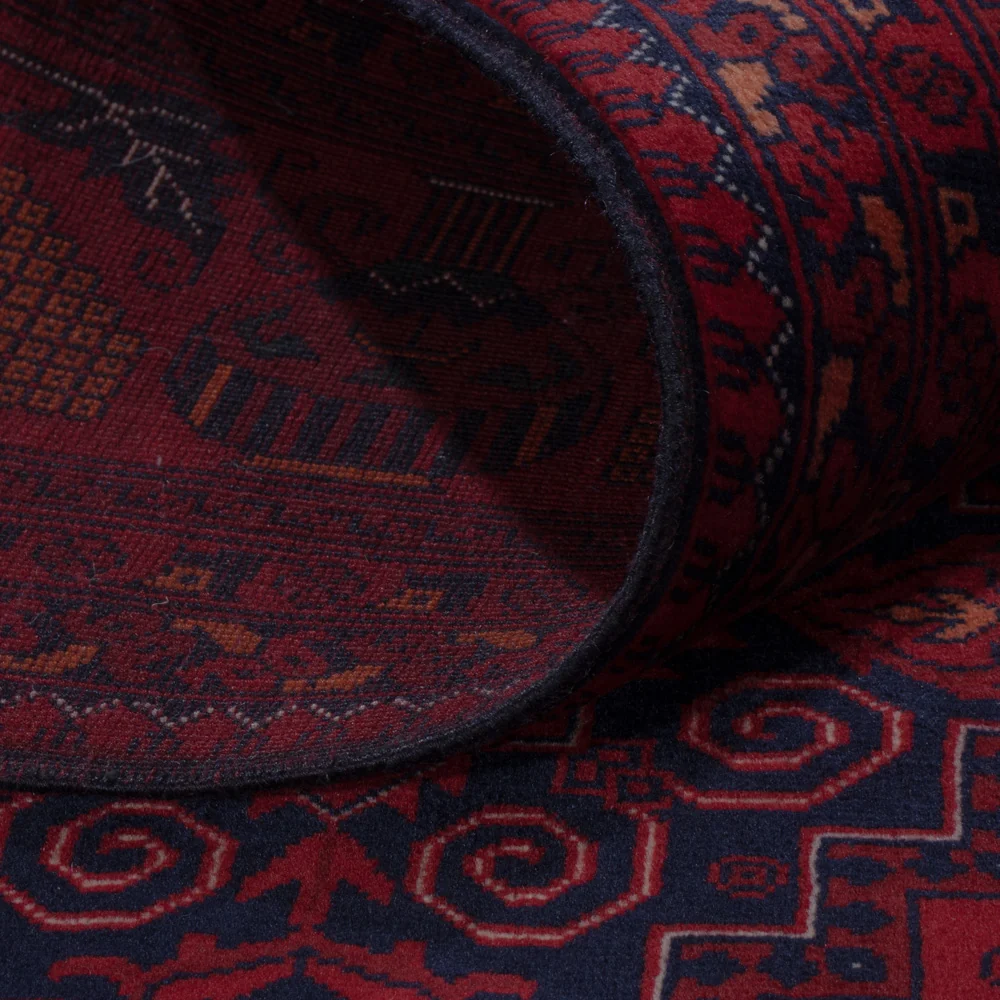 Afghansk teppe - Royal - 300 x 202 cm - mørk rød