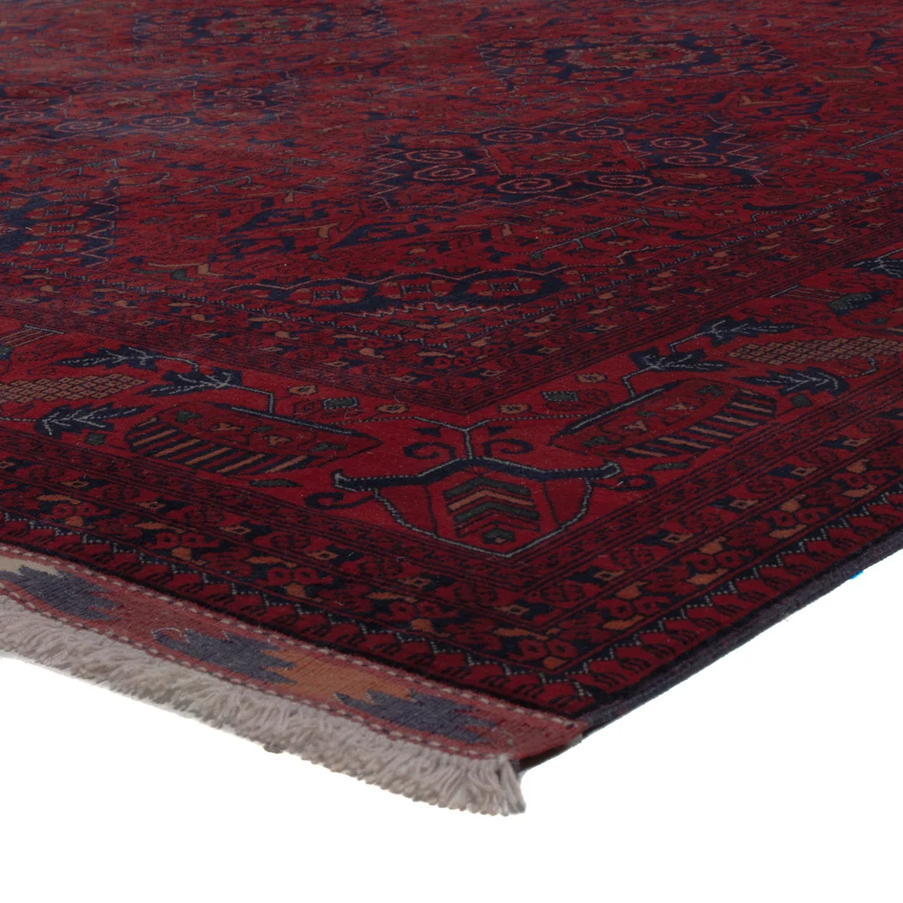 Afghansk teppe - Royal - 300 x 202 cm - mørk rød