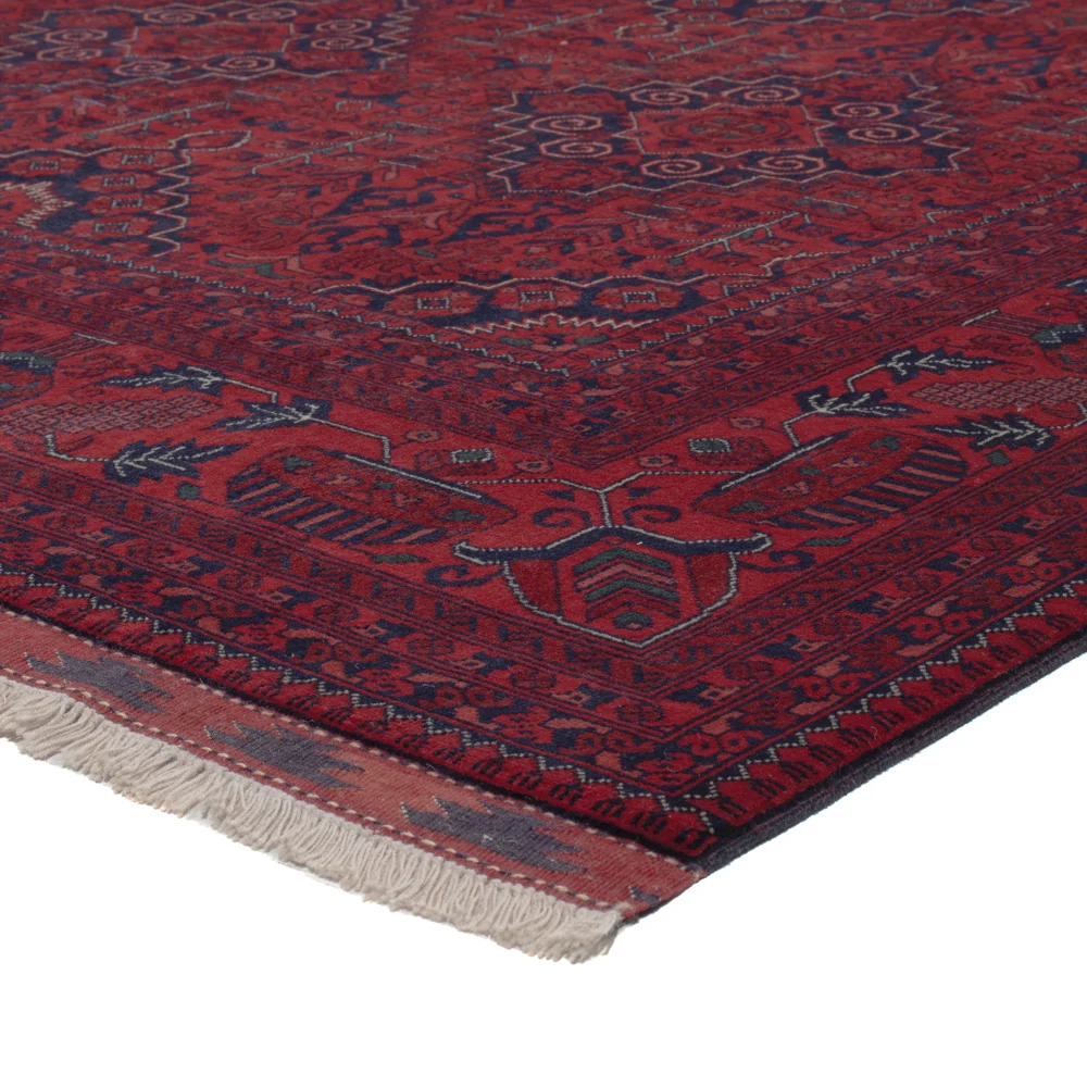 Afghansk teppe - Royal - 301 x 201 cm - mørk rød