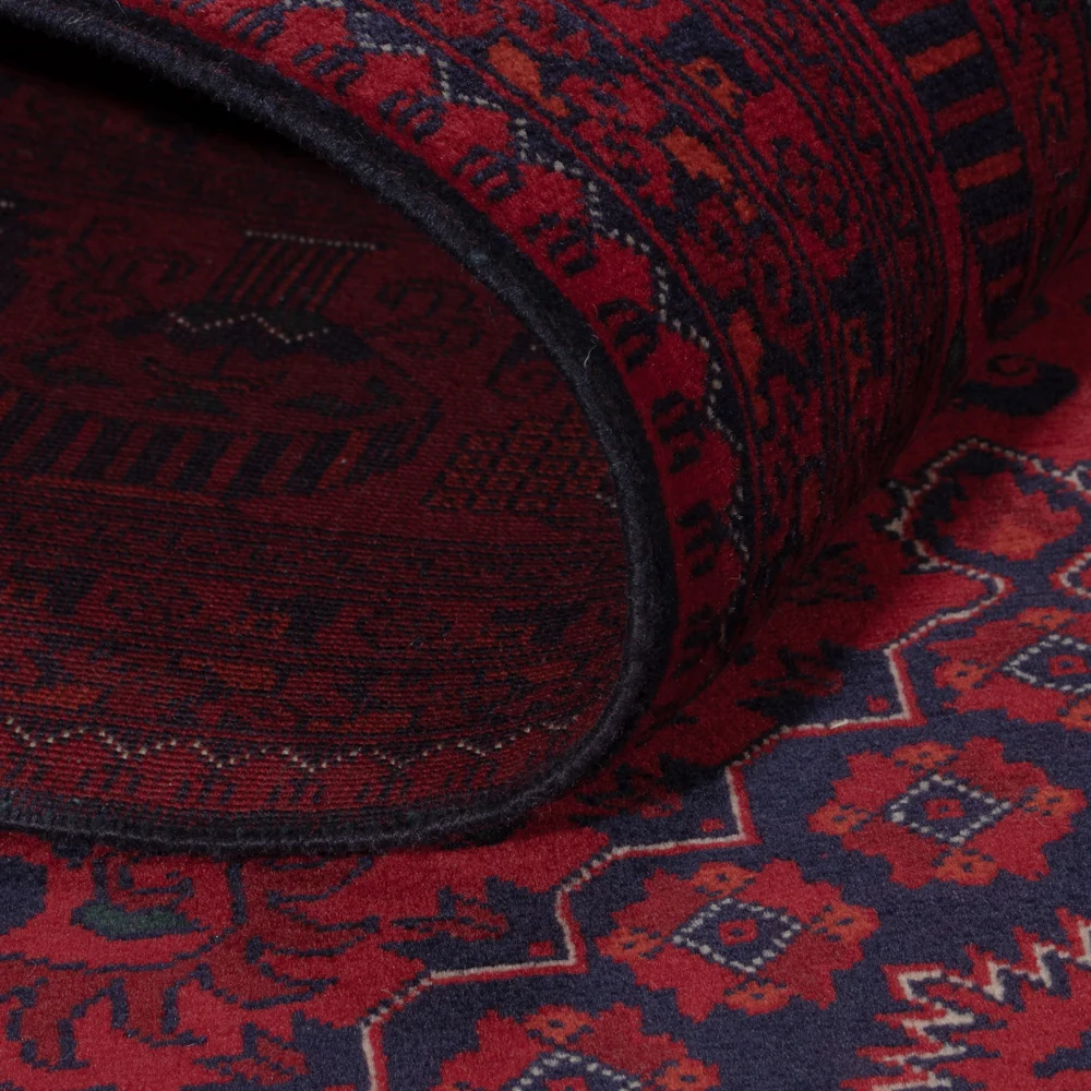 Afghansk teppe - Royal - 301 x 204 cm - mørk rød