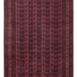 Afghansk teppe - Royal - 303 x 194 cm - mørk rød