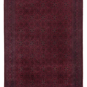 Afghansk teppe - Royal - 303 x 201 cm - mørk rød
