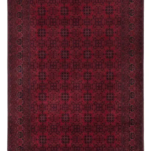 Afghansk teppe - Royal - 305 x 206 cm - mørk rød