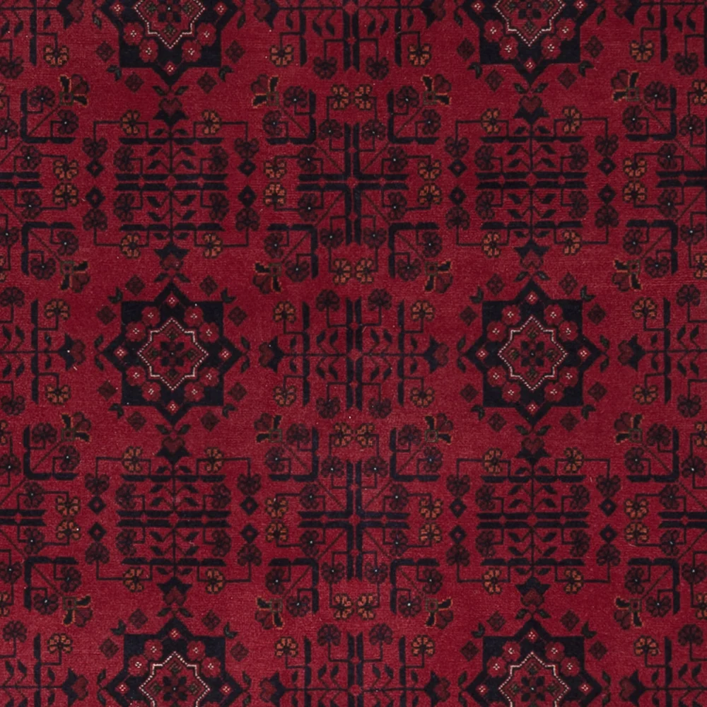 Afghansk teppe - Royal - 305 x 206 cm - mørk rød