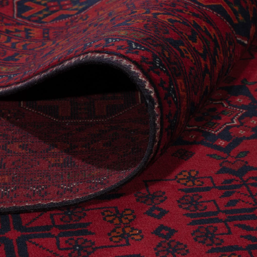 Afghansk teppe - Royal - 305 x 206 cm - mørk rød
