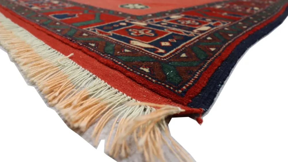 Afghansk teppe square - 202 x 197 cm - rød