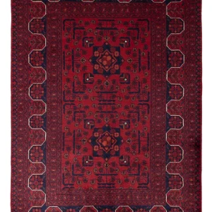 Afghanske tepper - Kunduz - 147 x 100 cm - rød