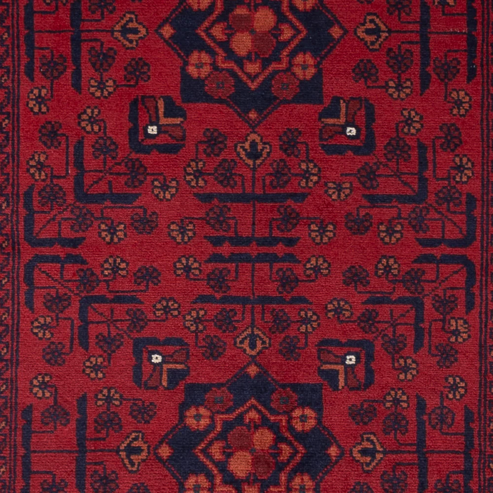 Afghanske tepper - Kunduz - 147 x 100 cm - rød