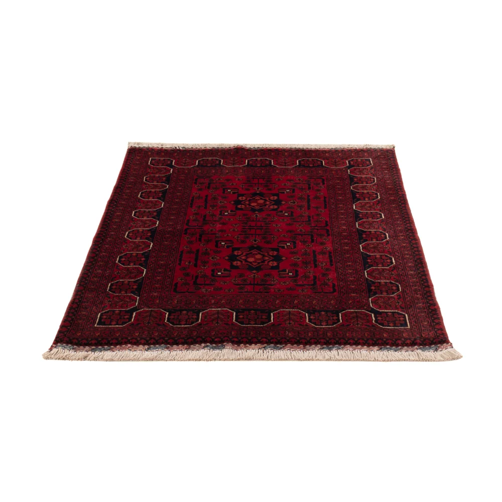Afghanske tepper - Kunduz - 147 x 100 cm - rød