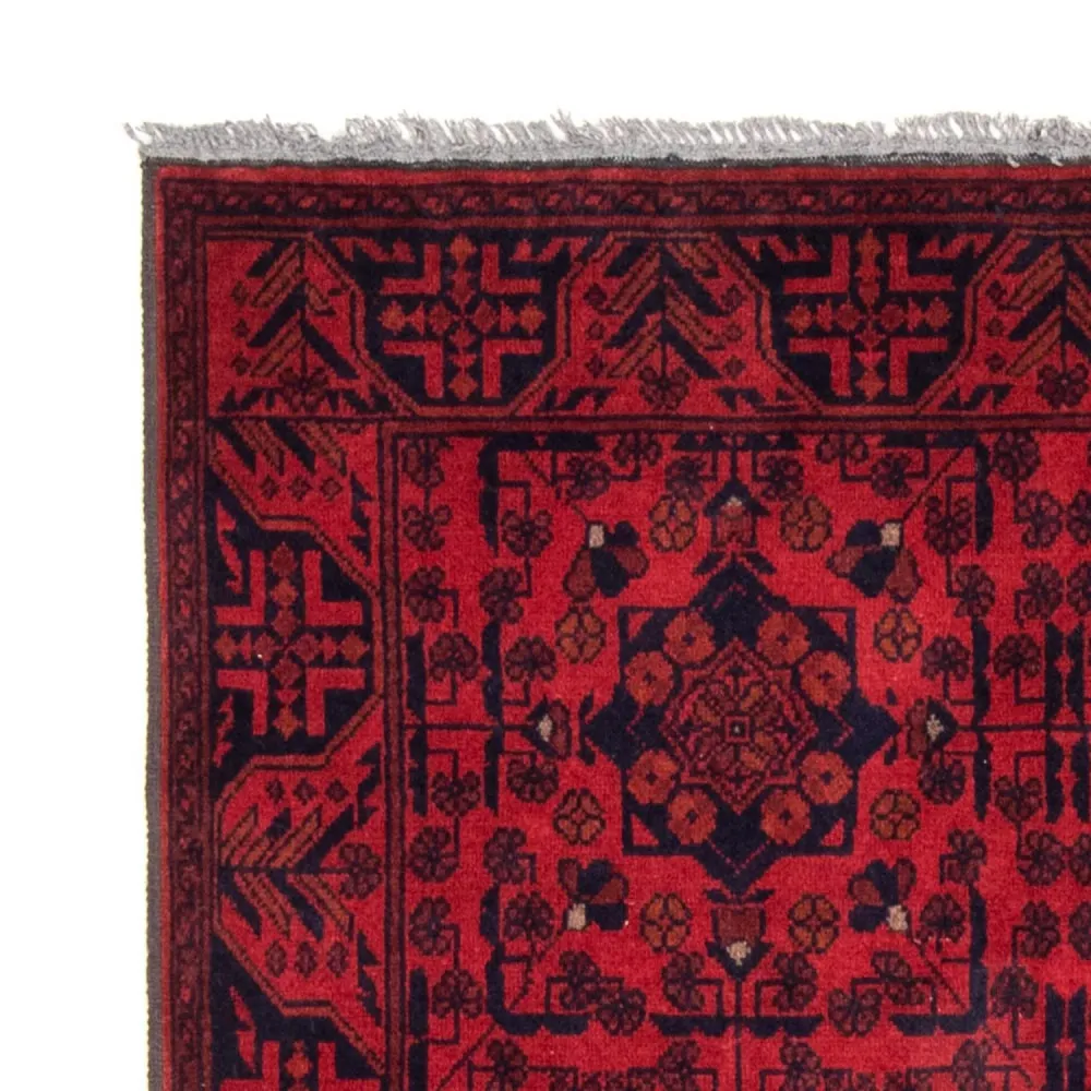 Afghanske tepper - Kunduz - 186 x 126 cm - rød