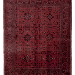Afghanske tepper - Kunduz - 190 x 151 cm - rød