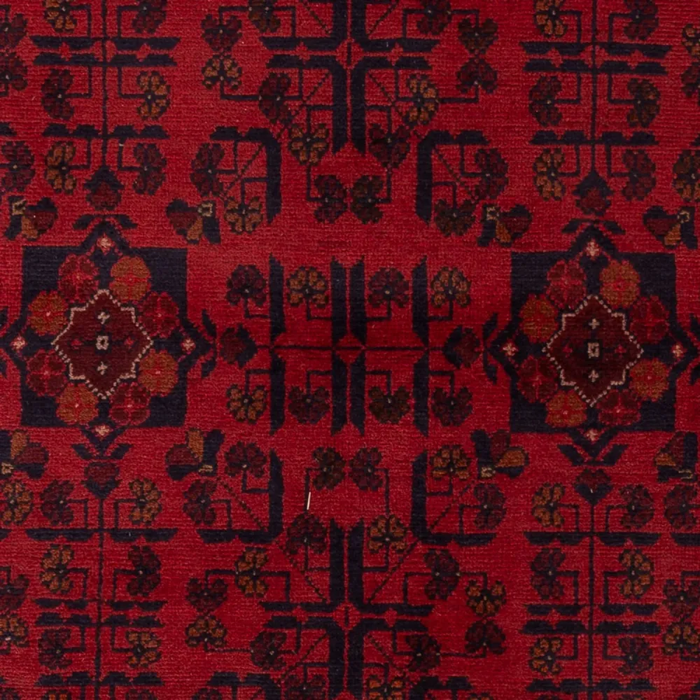 Afghanske tepper - Kunduz - 191 x 127 cm - mørk rød