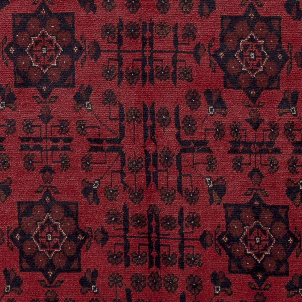 Afghanske tepper - Kunduz - 191 x 151 cm - rød