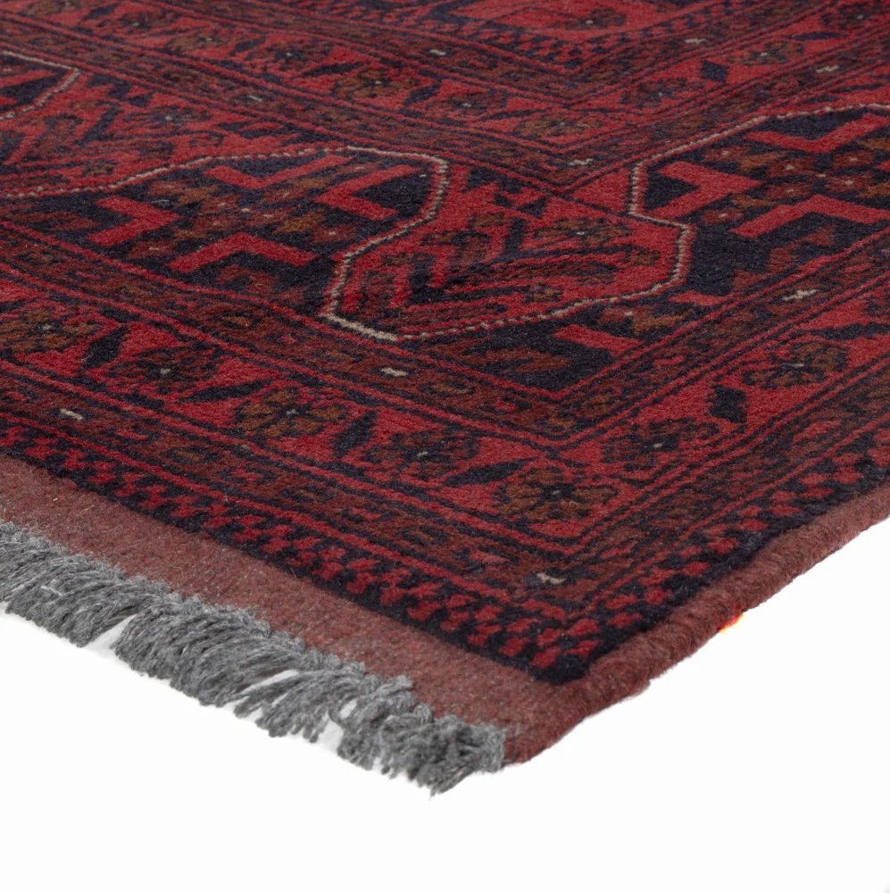 Afghanske tepper - Kunduz - 191 x 151 cm - rød
