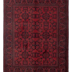 Afghanske tepper - Kunduz - 191 x 155 cm - rød