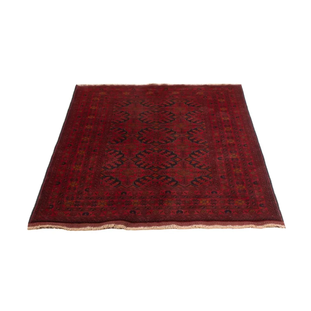 Afghanske tepper - Kunduz - 193 x 124 cm - mørk rød