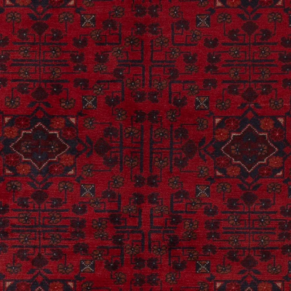 Afghanske tepper - Kunduz - 194 x 125 cm - rød