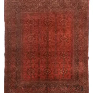 Afghanske tepper - Kunduz - 194 x 147 cm - rød
