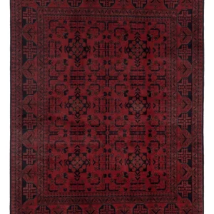 Afghanske tepper - Kunduz - 194 x 148 cm - rød