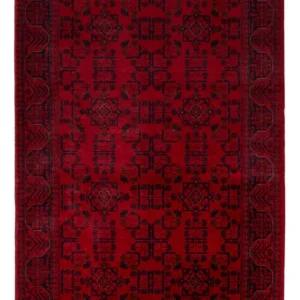 Afghanske tepper - Kunduz - 195 x 125 cm - rød