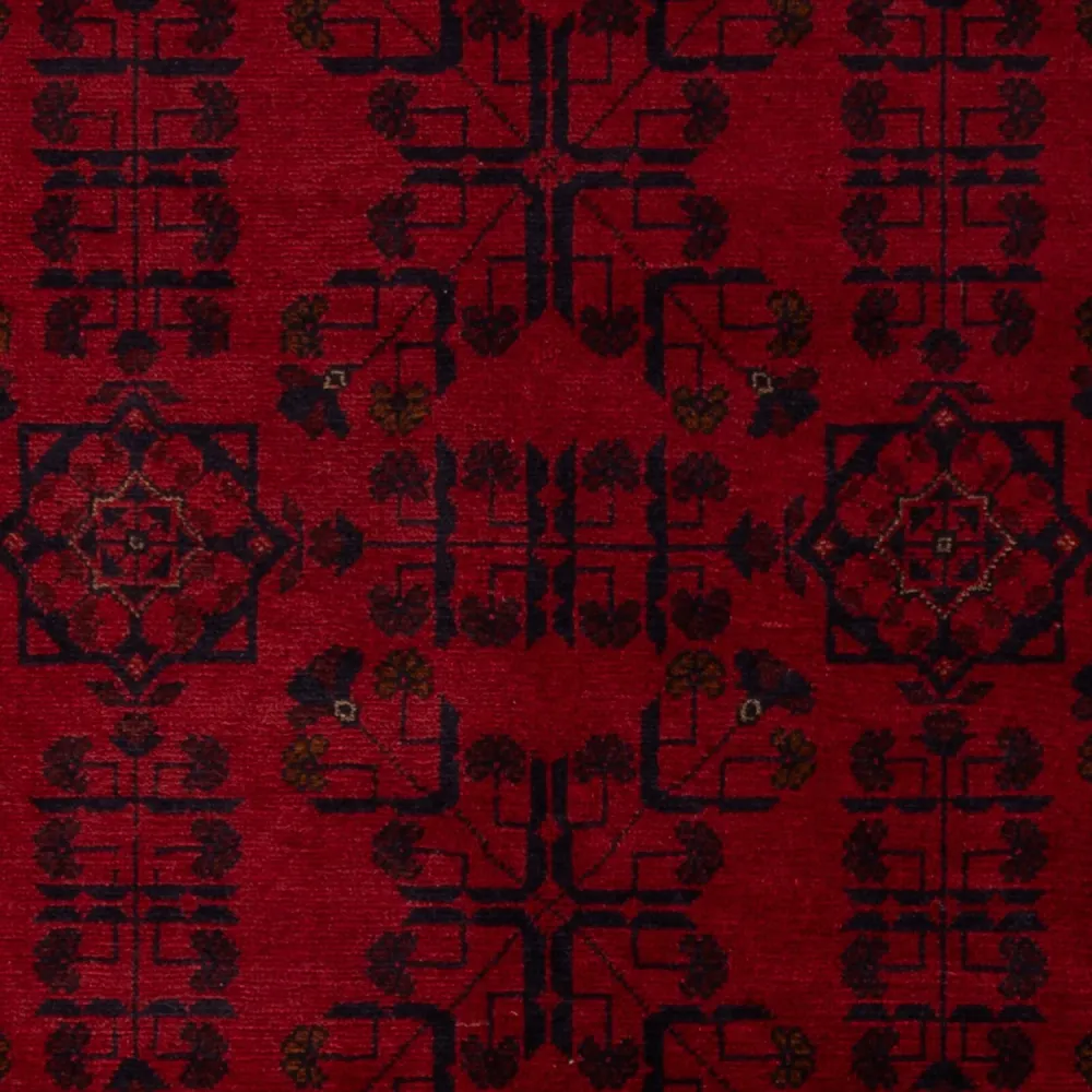 Afghanske tepper - Kunduz - 195 x 125 cm - rød